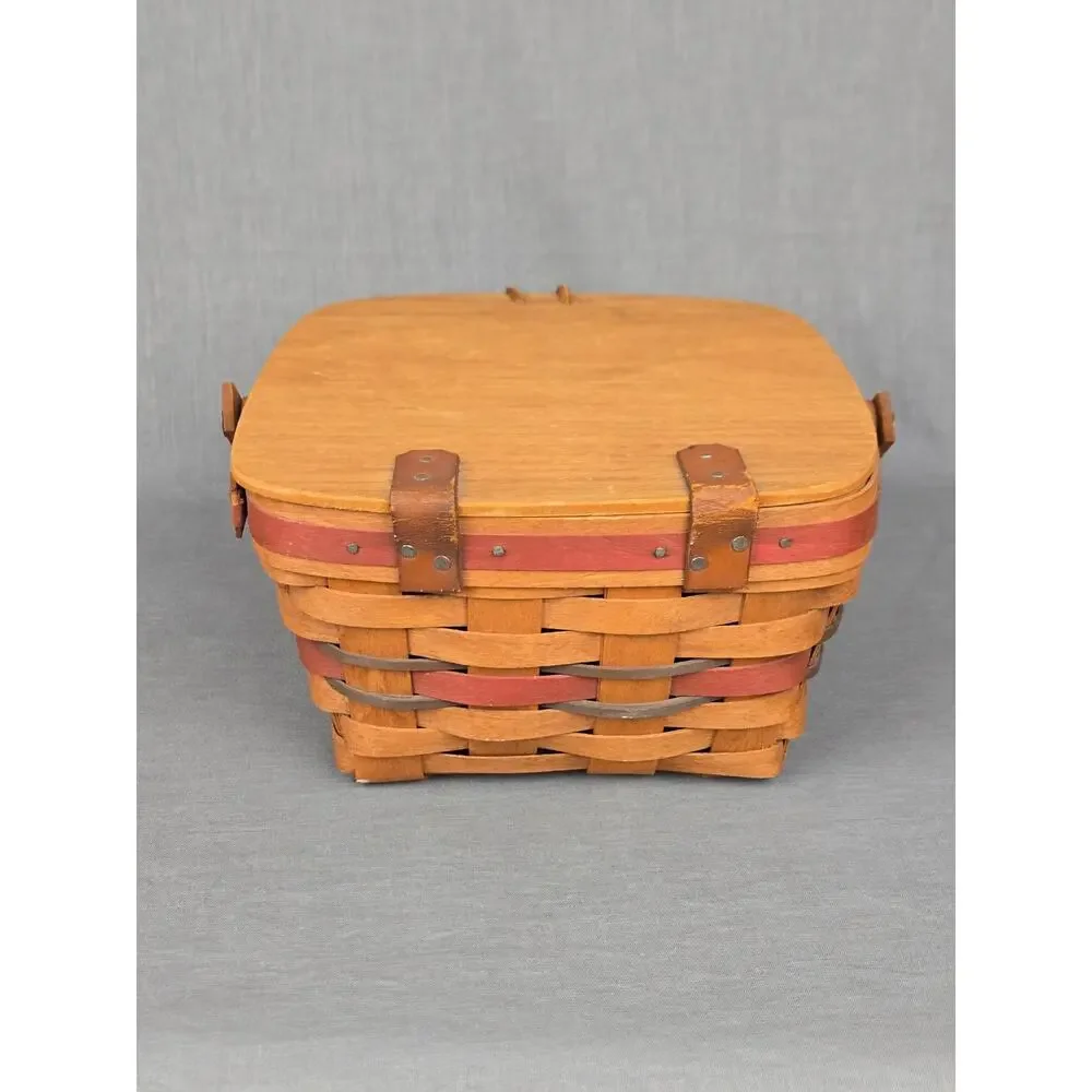 Longaberger 1989 Sponsor Share the Tradition Basket ~ Award Basket Signed by Fam